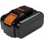 1x Batterie compatible avec al-ko 34.8 Li lawn mover, csa 2020 (113538), gt 2000 (113701) outil électrique (5000 mAh, Li-ion, 20 v) - Extensilo