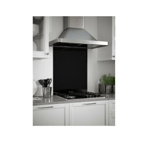 Black Glass Effect Splashback Nashi Splash Back Kitchen Cooker H800mm W600mm T5m