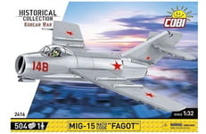 Cobi Cobi 2416 Historisk Samling Koreakrigen Koreakrigen Mig-15 Nato Jagerfly Kode "Fagot" 504 Blokker