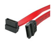 Startech - com Câble Serial ata sata vers sata à angle droit 15 cm - 0,152 m - sata iii - Male connector / Male connector - Rouge - Droit - Droite