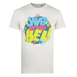 Saved By The Bell Men's Logo T-Shirt, Natural, X-Large