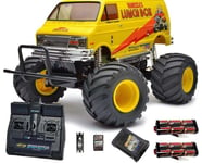 TAMIYA RC 58347 Lunch Box 2005 Monster Truck 1:12 Premium Stick Radio Bundle