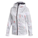 adidas Women's Camo Rain Jacket, womens, Rain Jacket, FU0705, Greone, L