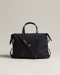 Mismo M/S Utility Nylon Duffle Bag Navy/Dark Brown