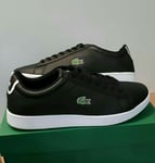 Lacoste Men's Caanaby Evo Leather Trainers Uk Size 7 - 11.5 Rrp £85 Grade B