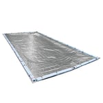 Pool Mate Bâche d'hiver 551632R pour Piscine creusée très résistante, Argent, 4,9 x 9,8 m