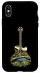 Coque pour iPhone X/XS Guitare acoustique Nature Paysage Musique Lover Art