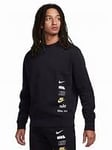 Nike Club Sweatshirt 010 XXL Black