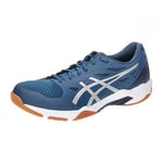 ASICS Homme Gel-Rocket 11 Sneaker, MAKO Blue/Pure Silver, 39 EU