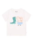 Peppa Pig Baby George Pig T-Shirt, White/Multi