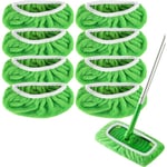 8-pack Swiffer Sweeper moppkuddar, trasor för Swiffer golvmopp, återanvändbart överdrag 8pcs