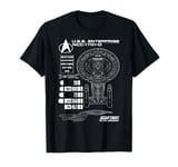 Star Trek: The Next Generation U.S.S. Enterprise Chart T-Shirt