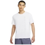 Ensembles de survêtement Nike  M NK RN DVN MILER SS HYBRID - WHITE/WHITE/REFLECTIVE SILV - S