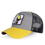 Mesh Animal Embroidered Hat Snapback Hat Parrot Yellow parrot yellow