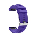 Eariy bracelet compatible with Garmin Forerunner 945 watch, replacement silicone soft watch band for adults men and women, comfortable and durable., purple