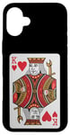 iPhone 16 Plus King Of Hearts Valentines Day Cool V-Day Couple Matching Case