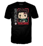 Funko POP! & Tee: Demon Slayer - Tanjiro - (BL) - M - Medium - T-Shi (US IMPORT)