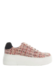 Dune Episode 2 Chunky Lace Up Flatform Trainers, Pink