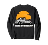 USA Tow Truck Driver, Truck Driver Yellow Line, Tow Truck Sweatshirt