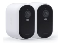 Arlo Essential Xl - 2. Generasjon - Nettverksovervåkingskamera - Innendørs, Utendørs - Værbestandig - Farge (Dag Og Natt) - 2 Mp - 1920 X 1080 - 1080P, 720P - Lyd - Trådløs - Wi-Fi (En Pakke 2)