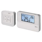 Thermostat d'ambiance sans fil avec prise en charge d’OpenTherm, programmable, pour systèmes de chauffage - Émetteur + récepteur -