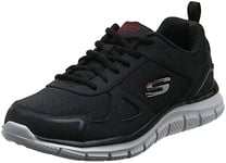 Skechers Skechers Track-scloric 52631-bkrd, Men's Low-Top Sneakers, Black (Black 52631-Bkrd), 9 UK (43 EU)