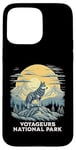 Coque pour iPhone 15 Pro Max Voyageurs National Park Grey Wolf Wildlife