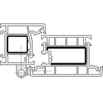 Simonswerk - Fiches menuiserie pvc - nœud diamètre 14 mm hauteur 75 mm - biais de 5° sur platine d'ouvrant type k 3281 c wf