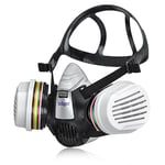 Dräger X-plore 3300 Masque de protection respiratoire anti-gaz, masque contre produit chimique et vapeurs, demi-masque à cartouche ABEK1 HG P3