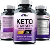 Keto Diet Pills for Men & Women - 1 Month Supply - Vitamins and Minerals - Formu