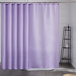 Furlinic Grand Rideau Douche Imperméable,avec 16 Crochets,Violet,Super Large,240 x 180 cm,Rideaux Baignoire pour Salle de Bain,Anti Moisissure,Lavable en Machine,Textile en Polyester