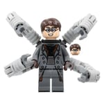 LEGO Marvel Super Heroes Dr Octopus in Grey Doc Ock Outfit Minifigure From 76261