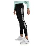 New Puma Modern Sports Fold Up Leggings Womens Tights Size XS RRP Black/White