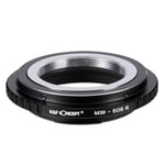 K&F M39 Objektiv til Canon EOS R Mount Kamera Adapter