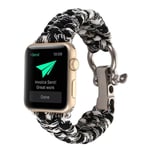 le Watch Series 4 44mm braided rope watch strap - Mixture Color
