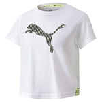 PUMA Train Logo SS tee T-shirt, Women, womens, T-Shirt, 519489-04_XL, grey, XL