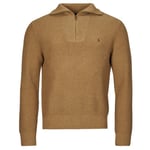 Pull Polo Ralph Lauren  PULL 1/2 ZIP EN LAINE MELANGE