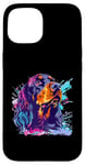 Coque pour iPhone 15 Gordon Setter Pop Art Figurine de race de chien