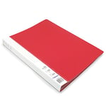 Waytex 931332R Protège Documents A4 60 vues Premium en Polypropylène Opaque Identifiable - 30 Pochettes transparentes - Rouge