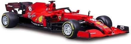 Modèle Ferrari F1 SF21 Bburago Leclerc 1:43 Rouge 18-01429