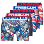 Boxers Freegun  BOXERS DRAPEAUX X5