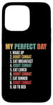 Coque pour iPhone 15 Pro Max My Perfect Day Robot Combat amusant