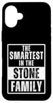 iPhone 16 Plus Smartest in the Stone Family Case