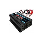 300W Convertisseur 12V 220V Pur Sinus Onduleur à Onde Sinusoïdale Pure Transformateur avec Télécommande & Double ac Prises de Courant pour rv Voiture