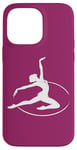 Coque pour iPhone 14 Pro Max Gymnaste rythmique dans un cerceau pour fan de gymnastique rythmique