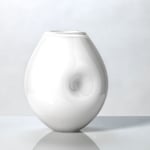 Bianco Beauty Skål Opaque, H 24cm - Studio Glashyttan Åhus