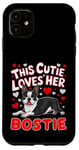 iPhone 11 Boston Terrier Bostie Love Mom Mama Mother's Valentine's Day Case