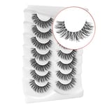 Onlyall Lashes Natural Look False Eyelashes Volume Lashes Mink Soft Eye Lashes Fluffy False Lashes 13MM A12(8MM-13MM)