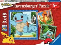 Ravensburger Classic Pokemon Jigsaw Puzzle Kids Age 5 Years Up 3 x 49 Piece NEW