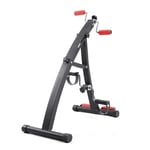 LILIS Mini Stepper Exercise Bike Arm and Leg Exerciser - Arm & Leg Exercise Peddler Machine - Fitness Equipment for Seniors and Elderly - Portable Pedal Exerciser- Folding Exercise Bike